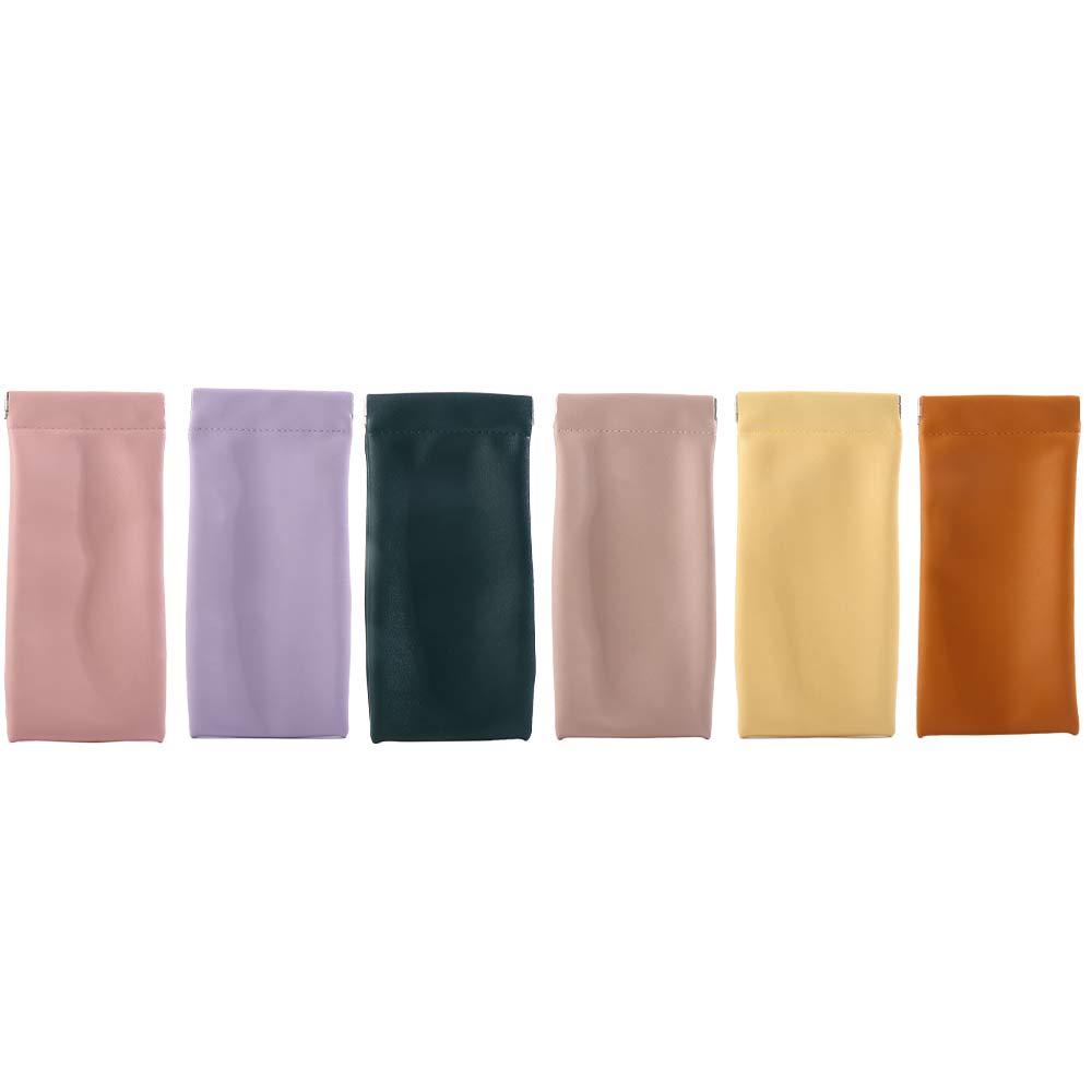 Hộp Đựng Bảo Vệ Mắt Kính Chống Thấm Nước Bằng Da Thiết Kế Đơn Giản Thời Trang Cho Nam Và