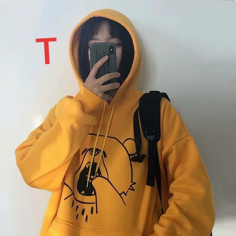 Áo hoodie gấu ngáp ngủ DTR1119