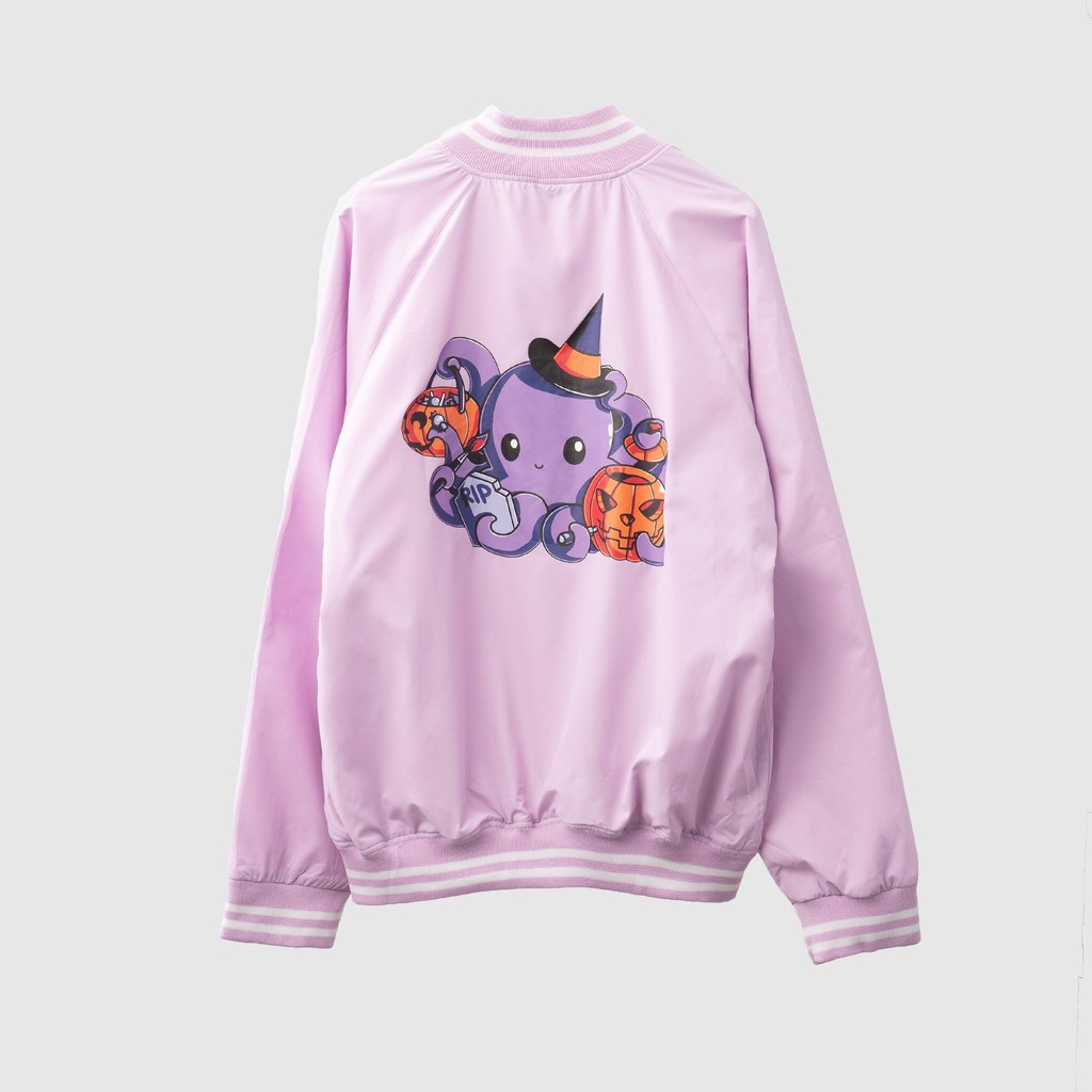 Áo khoác Bomber hình in | Purple Bomber Jacket