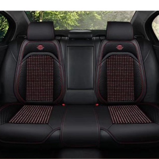  Lót ghế hàng sau Libaiwang - Bộ Áo Ghế Da Phối Hạt Gỗ Cao Cấp Chóng Nóng Cho Xe Ô Tô - Ghế Văn Phòng - Ghế Xe Tải 