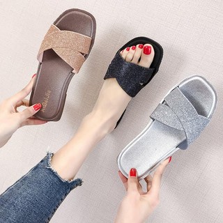 dép nữ quai đan chéo