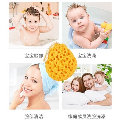 Bông Tắm Cotton Tạo Bọt Hình Tổ Ong Dễ Thương