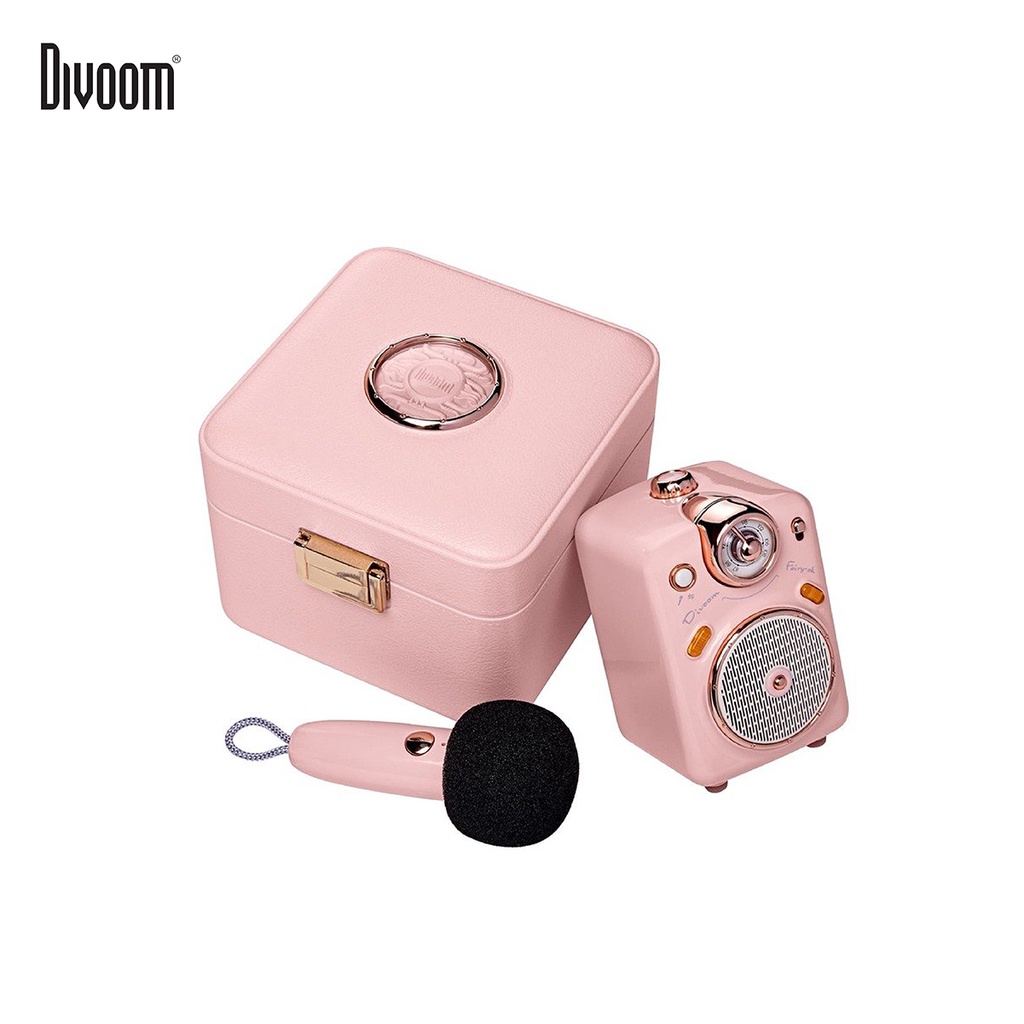 Loa Bluetooth Divoom Fairy-Ok công suất 10W kết hợp micro karaoke đa năng