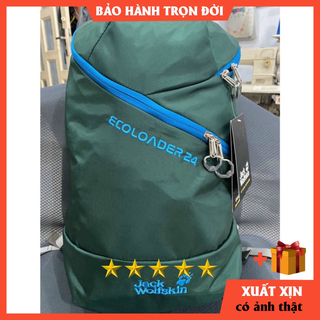 Balo du lịch Jack Wolfskin ECOLOADER 24 BẢO HÀNH TRỌN ĐỜI Balô phuot trekking hiking leo núi xịn sò - dây đeo trợ lự