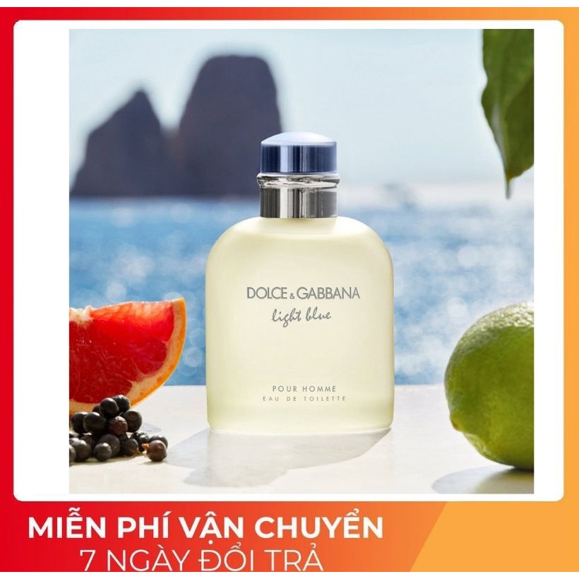 D&G Light Blue Eau Intense Pour Homme 125ml Lưu Hương trên 12h | Thế Giới Skin Care