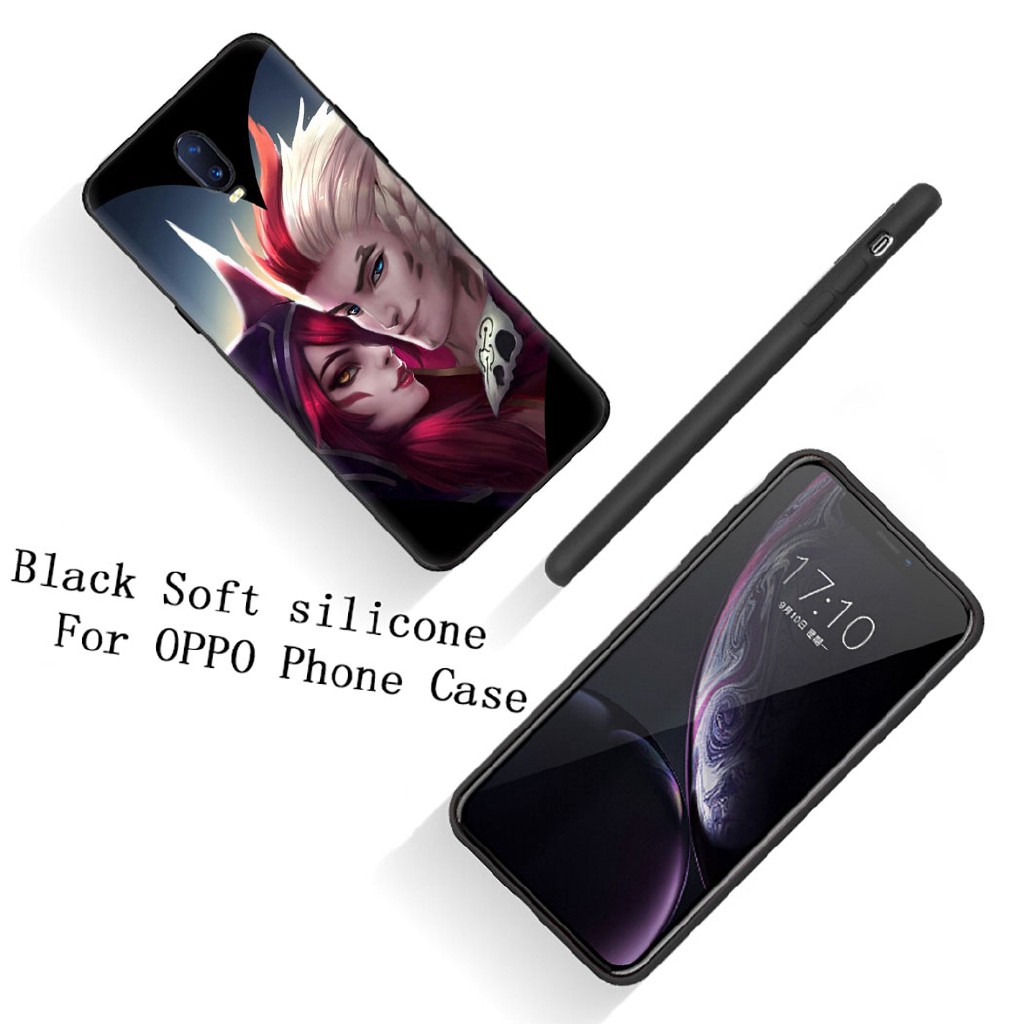 Ốp Lưng Silicone Họa Tiết Liên Minh Huyền Thoại Thời Trang Cho Oppo Realme 6 C3 5s X2 Pro A92S C2 A12 F15 A91 A31 A8 A92 A52