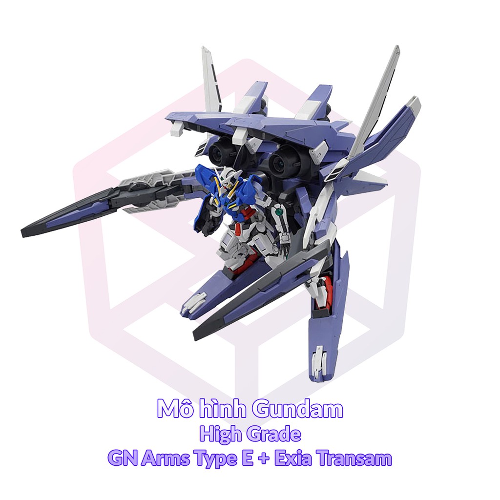 Mô Hình Gundam TT Hongli HG 13 GN Arms Type E + Gundam Exia (Transam Mode) 1/144 Gundam 00 [3GD]