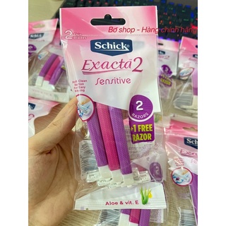 Dao cạo dành cho nữ Schick exacta 2 (3cái/1 vỉ)