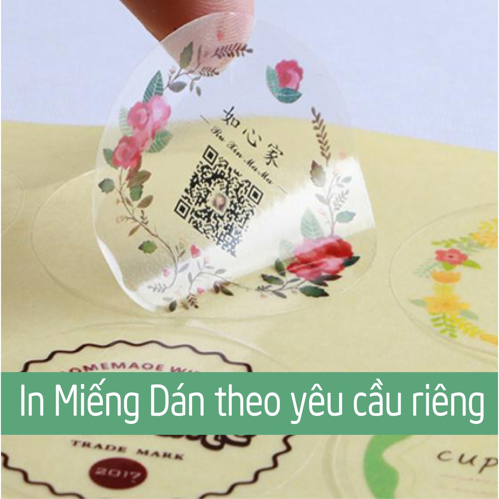 In Miếng Dán theo yêu cầu riêng, Free thiết kế