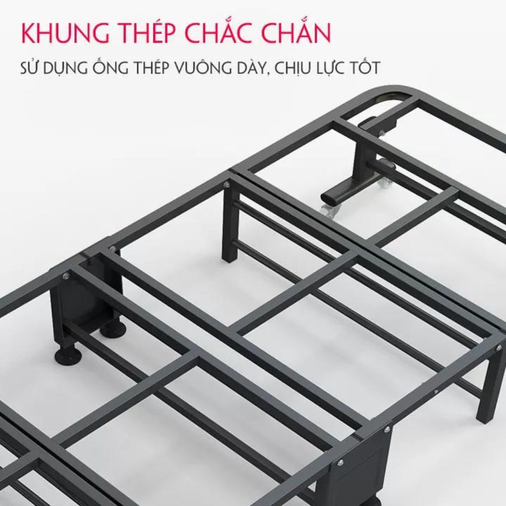 Giường nghỉ trưa văn phòng gấp gọn, Giường thông minh có bánh xe sinh viên bệnh viện đa năng khung thép
