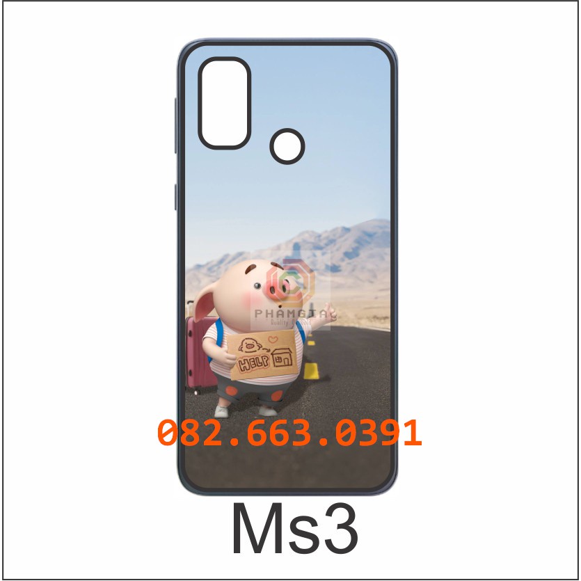 Ốp lưng Vsmart Joy 4 dẻo in hình list chú heo dễ thương siêu đẹp