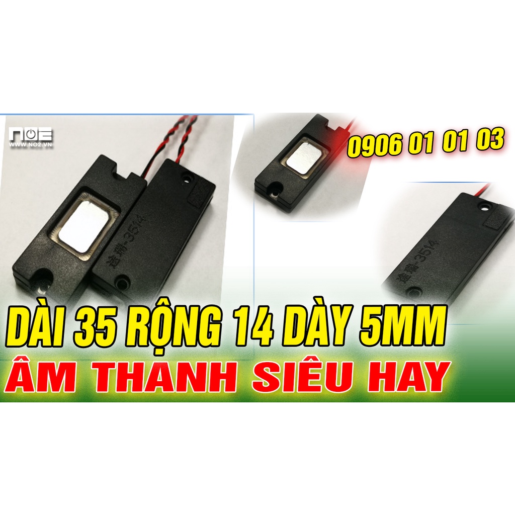 Loa độ N5,Loa độ laptop,  hình chữ nhật DÀI 35 RỘNG 14 DÀY 4MM, ÂM THANH SIÊU HAY