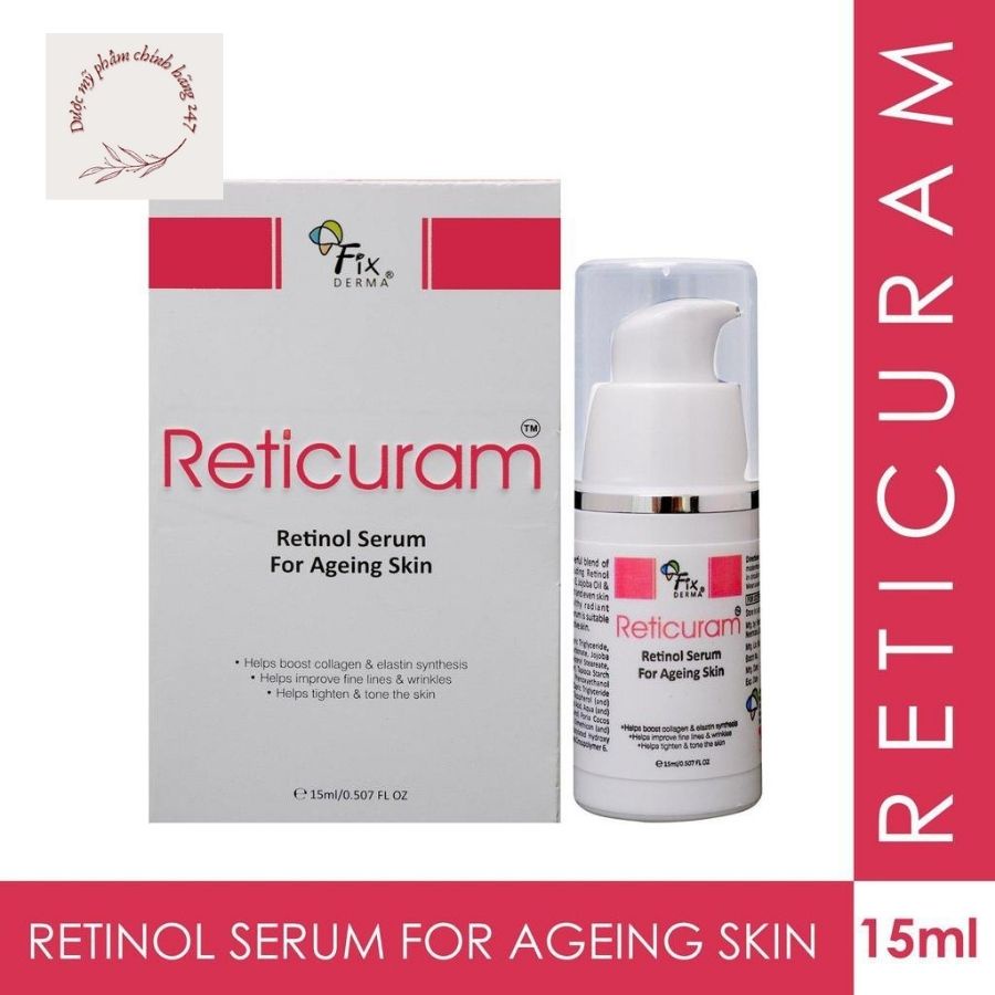 Serum Trẻ Hóa Làn Da, Phù Hợp Cả Da Nhạy Cảm Fixderma Reticuram Serum 15ml