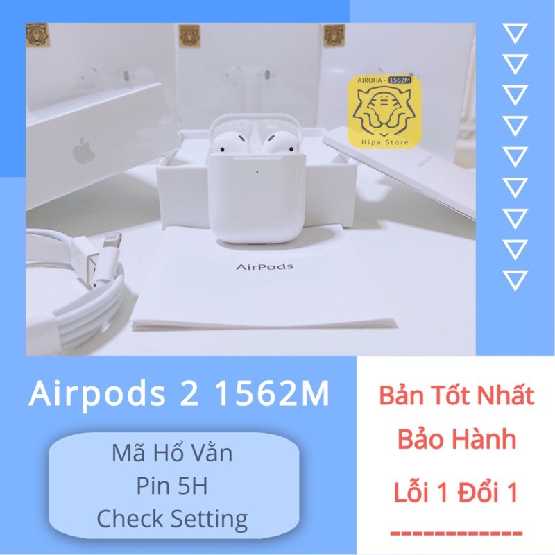 [ Hổ Vằn 1562M Check Setting ] Siêu Phẩm Tai Nghe Bluetooth TWS 2 Bản Mới Hoàn Thiện Tuyệt Đối - Pin 5H | Hipa Store