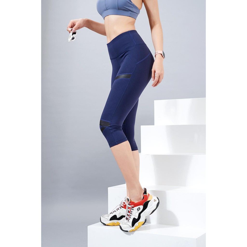 Quần Legging Lửng Lưng Cao Tập Gym Yoga Nữ Icado QL23