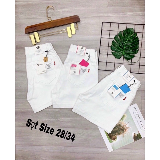 QUẦN SHORT ĐÙI TRẮNG HÀNG XỊN CO GIÃN