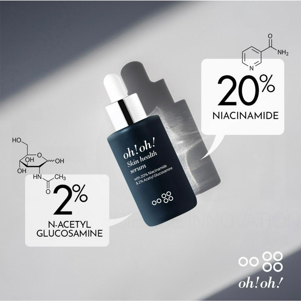 Serum Niacinamide 20% Oh! Oh! dưỡng sáng da, giảm thâm nám, thu nhỏ lỗ chân lông