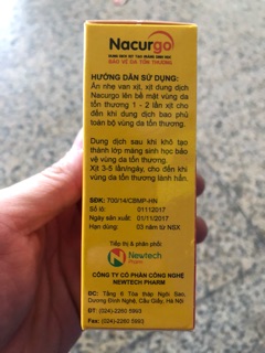 Nacurgo hơn 100 lần xịt