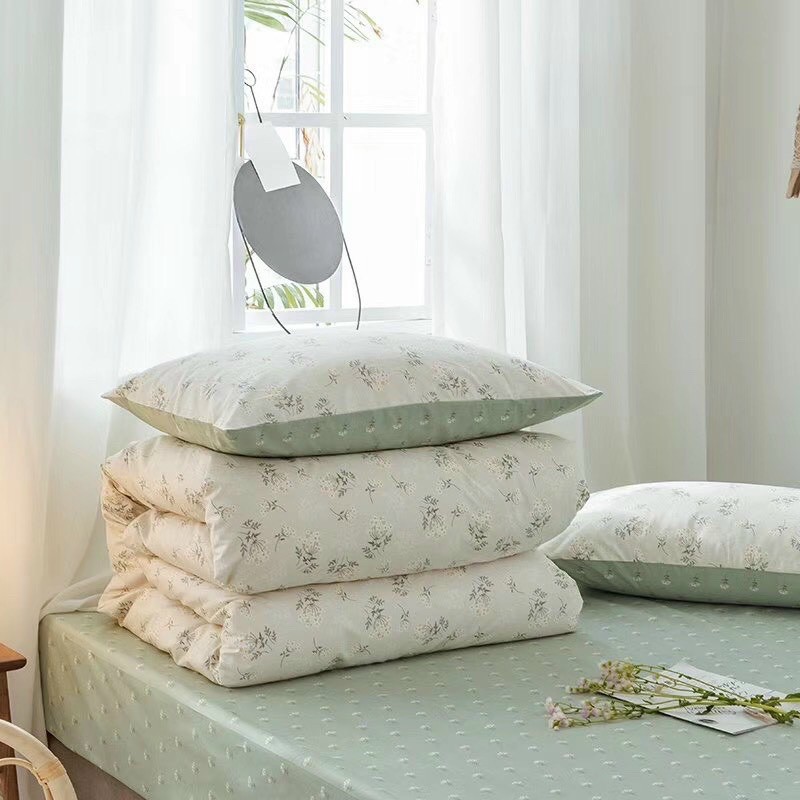 Set Cotton Living 100% Cotton Hàng Nhập Khẩu Cao Cấp 4 Món Vintage | BigBuy360 - bigbuy360.vn