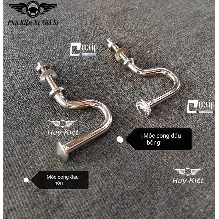 Combo Móc Cong Đầu Nón + Móc Cong Đầu Bông MS3250