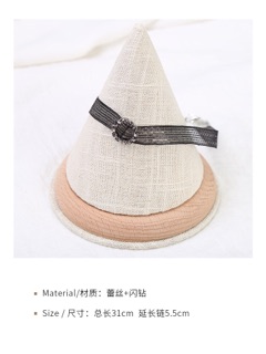 Vòng cổ ren đính đá phong cách hàn quốc
