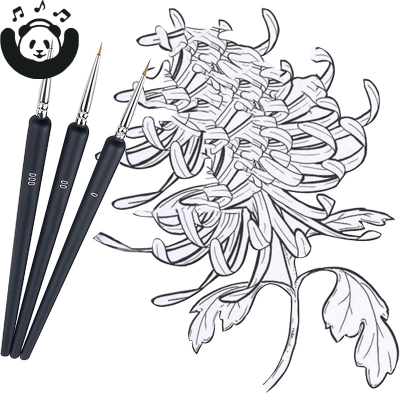 1 Cọ Vẽ Màu Nước/ Sơn Dầu/Làm Móng Tay Bằng acrylic Nhiều Kích Cỡ