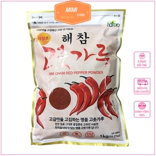 Bột ớt làm kim chi Haechan  Hae Cham Red Pepper Powder 200g, 1kg HÀN QUỐC