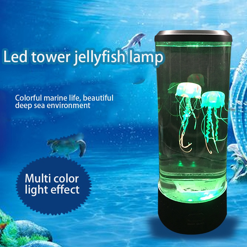 Đèn Ngủ Hình Sứa Biển Có Điều Khiển Từ Xa Tiện Dụng Cho Gia Đình / Văn Phòng