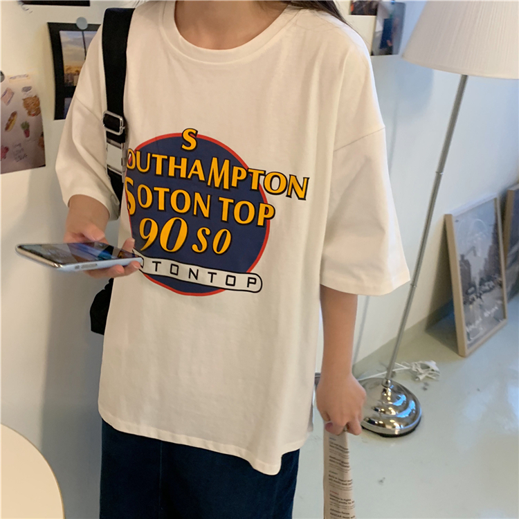 NRVP Áo Thun Ngắn Tay Dáng Rộng Thời Trang Cho Nữ 2021