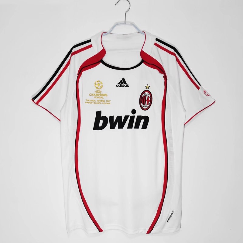 Áo Thun Thể Thao Bóng Đá Ngắn Tay Thời Trang Năng Động 2006/07 AC away S-2XL