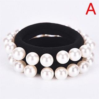 Dây buộc tóc đính hạt sang chảnh