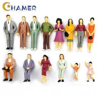 Set 25 / 100 Mô Hình Người Mini Trang Trí Tiểu Cảnh
