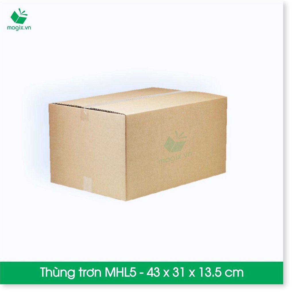 10 Thùng hộp carton - Mã MHL5 - Kích thước 43x31x13,5 cm
