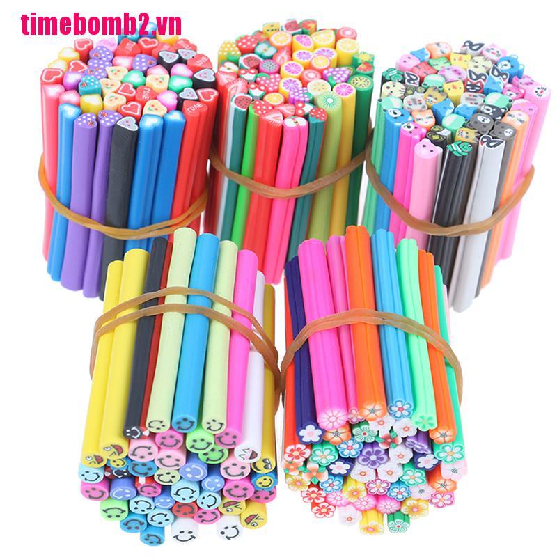 (Hàng Mới Về) Bộ 10 Miếng Đất Sét Trang Trí Móng Tay Hình Trái Cây