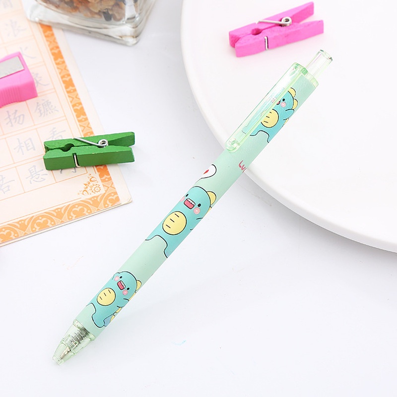 Bút Bi Mực Gel Ngòi 0.5mm Vỏ Nhựa Thiết Kế Độc Đáo Cho Học Sinh