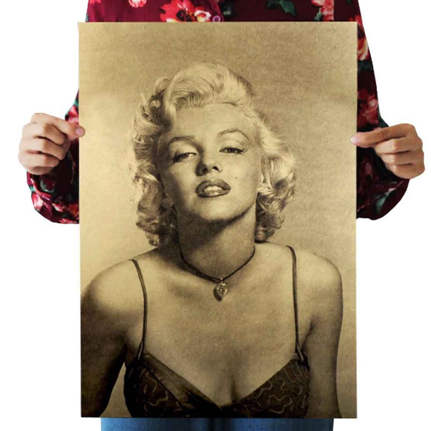 Tranh Vintage Marilyn Monroe, tranh trang trí gia đình