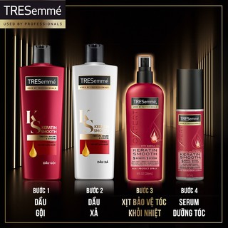 Xịt Bảo Vệ Tóc Khỏi Nhiệt TRESemme Keratin Smooth 236ml