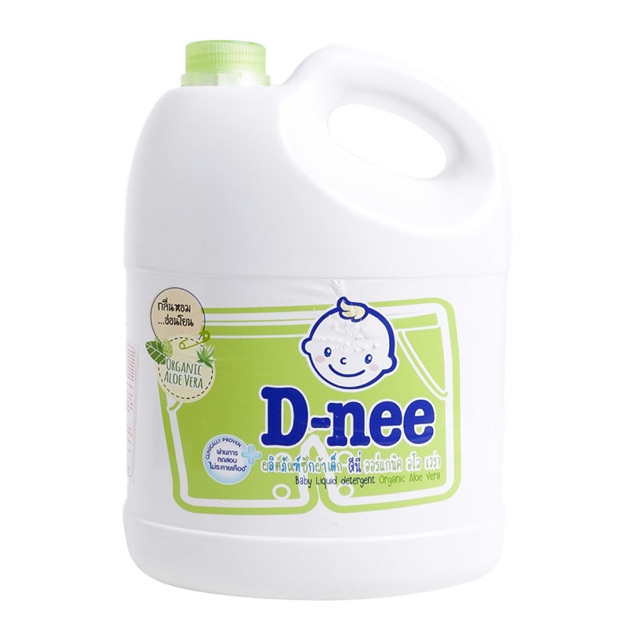 Nước GIẶT xả quần áo sơ sinh, trẻ em Dnee can 2.8l an toàn cho bé