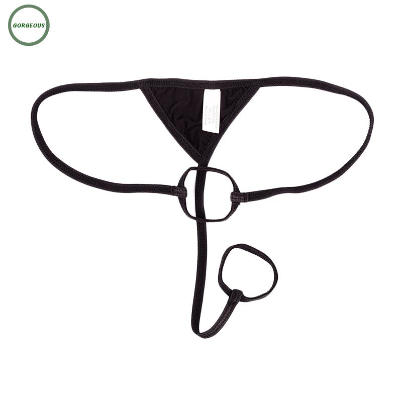 Underwear Bikini Pouch Elastic Men's G string Lingerie Knickers Underpants
