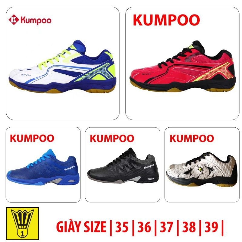 Giày Kumpoo xả kho chính hãng, D52 D22 D43 D12 D72 sale shock,giày thể thao, cầu lông, bóng chuyền...