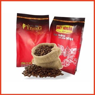 Cà phê rang xay nguyên chất, cà phê pha máy / pha phin gói 500g - cafe đất sài gòn