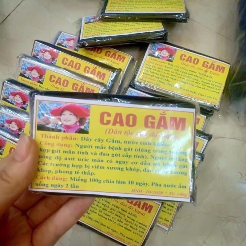 Cao gắm 100g nguyên chất