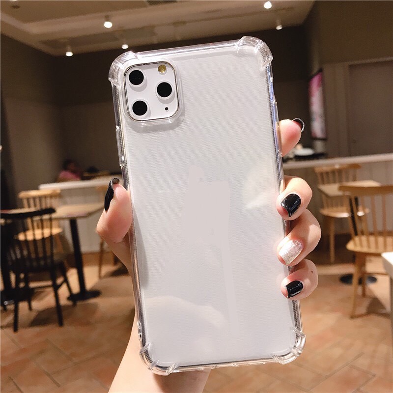 Ốp lưng trong suốt chống sốc 13 11 12 Mini Pro X Xs Max 7 8 6 6s Plus Xr 5 5s SE 2020 SE2