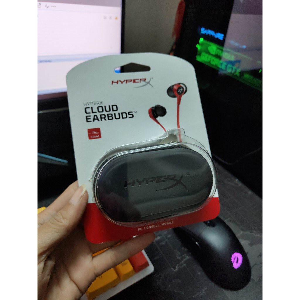 Tai nghe HyperX Cloud Earbuds Gaming Headphones with Mic | WebRaoVat - webraovat.net.vn