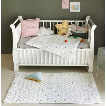 [Mã 267FMCGSALE giảm 8% đơn 500K] Thảm chống thấm cotton organic Prielle / Decoone Made in Korea