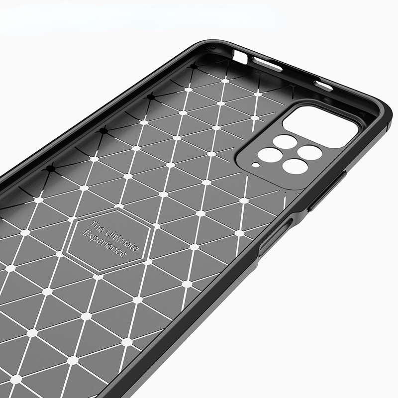 Ốp Điện Thoại Silicon Họa Tiết Sợi Carbon Chống Rơi Cho Xiaomi Redmi Note 11 11s 10 10s 9 9T 9s 8 Pro Max