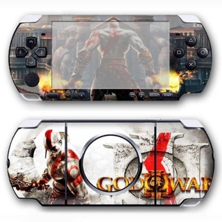 Skin decal dán trang trí bảo vệ máy chơi game psp 3k - god of war