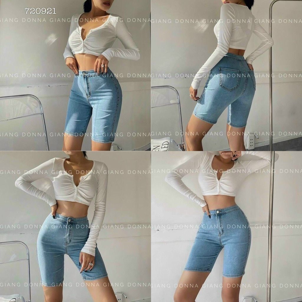 QUẦN SHORT JEANS NGỐ (KÈM VIDEO HÌNH THẬT)