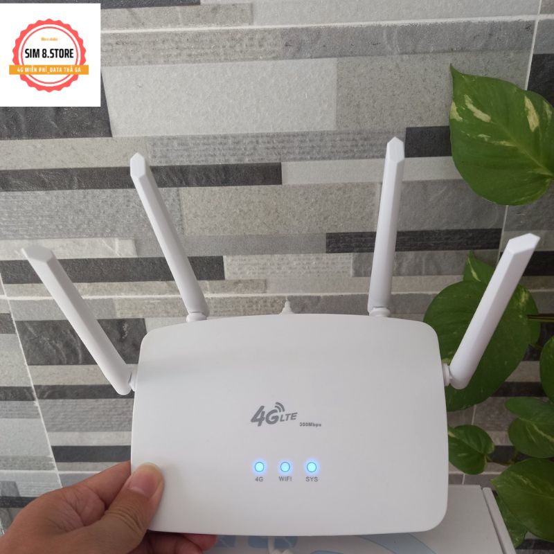 Bộ phát Wifi từ sim 4G - CPE N405 - 4 râu cực khỏe tốc độ 300Mps, 1 cổng Lan/Wan