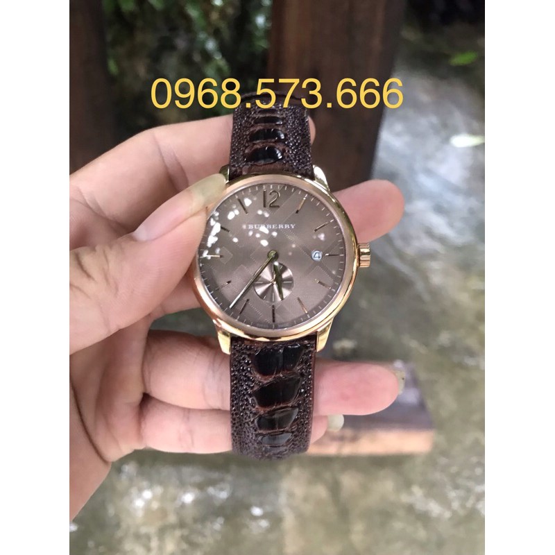 Dây đồng hồ vảy chân đà điểu size 20-18